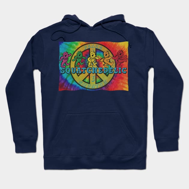 Squatchedelic Tapestry Hoodie by theartofron